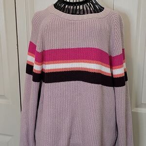 EXPRESS Striped Casual Sweater Size Oversized Small NWT